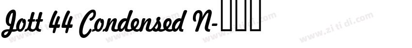 Jott 44 Condensed N字体转换